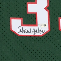 Kareem Abdul-Jabbar Milwaukee Bucks Autographed Green Mitchell and Ness 1970-71 Throwback Jersey