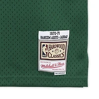 Kareem Abdul-Jabbar Milwaukee Bucks Autographed Green Mitchell and Ness 1970-71 Throwback Jersey