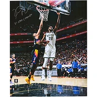 Khris Middleton Milwaukee Bucks Autographed 16" x 20" 2021 NBA Finals Champion Photograph with "21 NBA CHAMP" Inscription