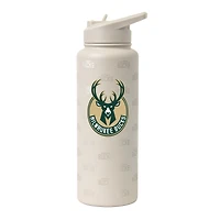 Bouteille désaltérante Logo Brands Milwaukee Bucks Sand Ghost Quencher de 1 litre (34 oz).