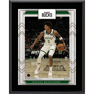 MarJon Beauchamp Milwaukee Bucks 10.5" x 13" Sublimated Player Plaque