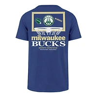 Men's '47  Royal Milwaukee Bucks City Edition Backboard T-Shirt