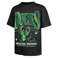 T-shirt noir « 47 Milwaukee Bucks » pour homme, collection « Anciens champions » de la Fondation Flashbulb