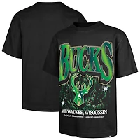 T-shirt noir « 47 Milwaukee Bucks » pour homme, collection « Anciens champions » de la Fondation Flashbulb