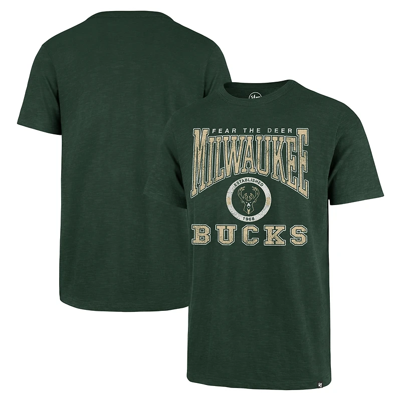 T-shirt All Out Scrum des Milwaukee Bucks '47 Hunter Green pour hommes