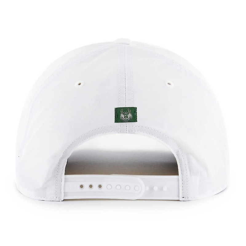 Men's '47 White Milwaukee Bucks Fairway Hitch brrr Adjustable Hat