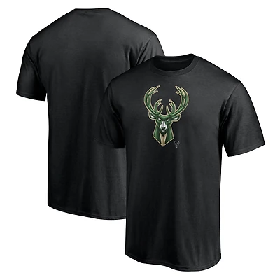 Men's  Black Milwaukee Bucks Midnight Mascot T-Shirt