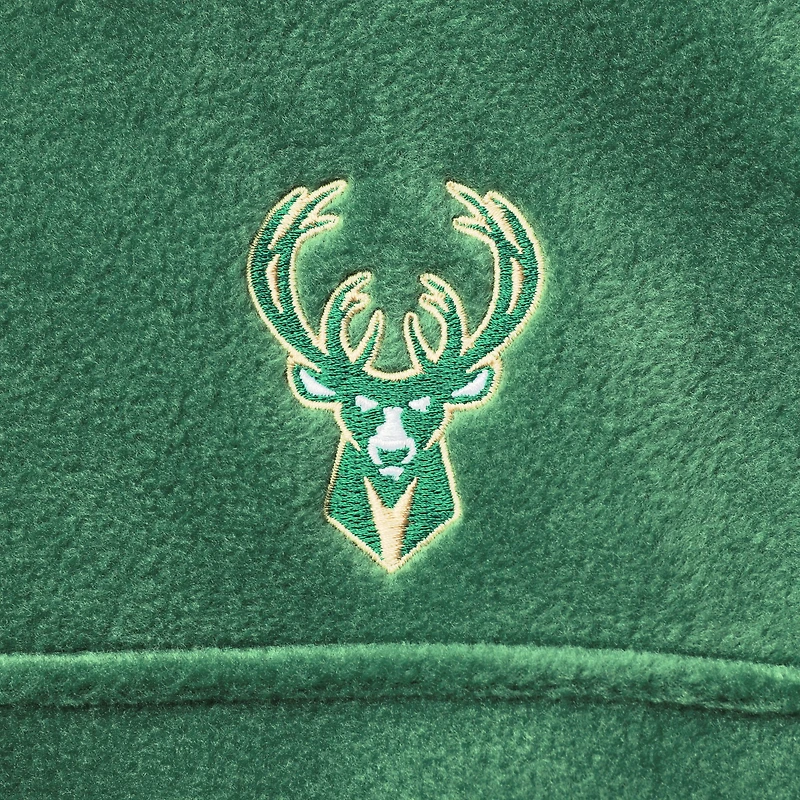 Blouson Columbia Milwaukee Bucks Flanker gris entièrement zippé pour homme