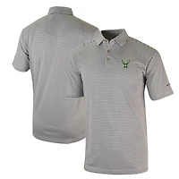 Men's Columbia  White Milwaukee Bucks FW23 Omni-Wick Club Invite II Polo