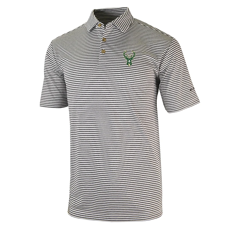 Polo Omni-Wick Club Invite II pour homme, blanc, Columbia Milwaukee Bucks FW23