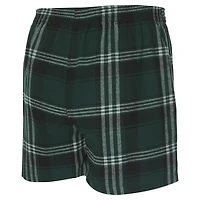 Boxer en flanelle pour homme Concepts Sport Hunter Green Milwaukee Bucks Region