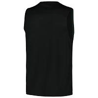 Men's Fanatics Black Milwaukee Bucks Birdseye Muscle Tank Top