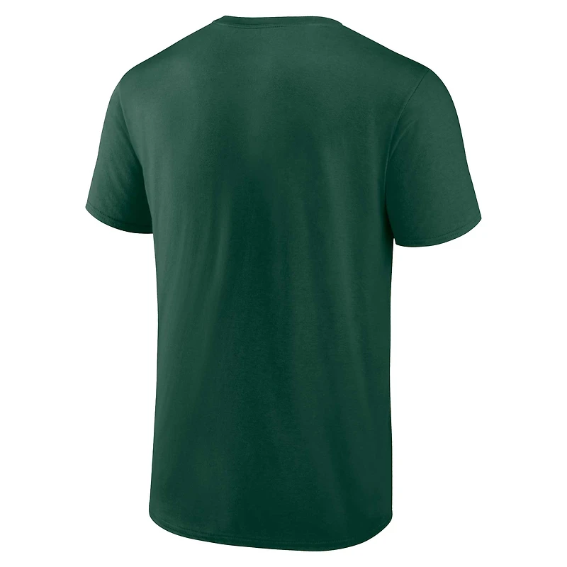 Ensemble combiné Just Net de deux Milwaukee Bucks Fanatics Hunter vert/noir pour hommes