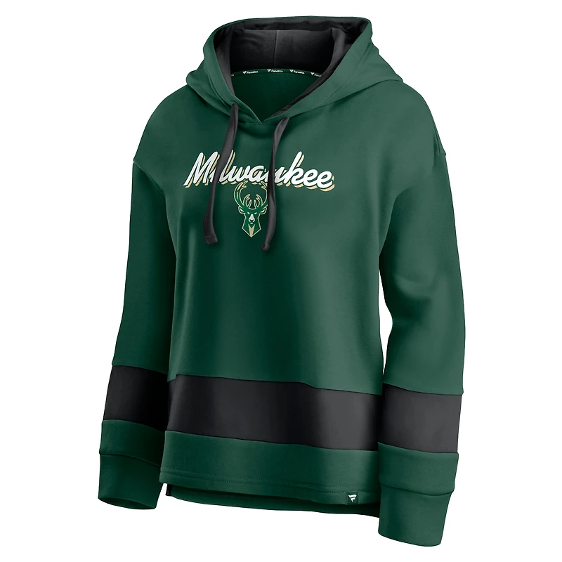 FBC BUCKS HUNGR WOMENS NBA BLOCK PARTY MAJOR PULL CAPUCHE CA SWTLADHOD