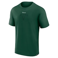 T-shirt de presse Full Court la collection Crossover Milwaukee Bucks Fanatics Hunter Green pour hommes
