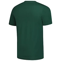 T-shirt Fanatics Hunter Green pour homme avec emplacement Just Net des Milwaukee Bucks