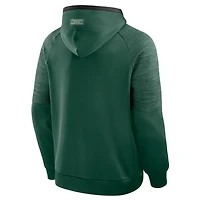 Sweat à capuche Fanatics vert chasseur pour homme, modèle Pick & Roll Defender des Milwaukee Bucks