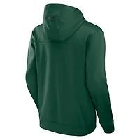 Men's Fanatics  Hunter Green Milwaukee Bucks Reserve Defender Pullover Hoodie