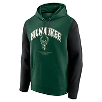 Sweat à capuche Fanatics Hunter Green Milwaukee Bucks Scorer pour homme