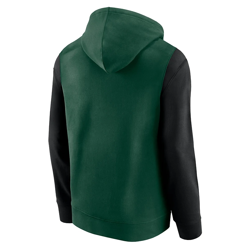Sweat à capuche Fanatics Hunter Green Milwaukee Bucks Scorer pour homme