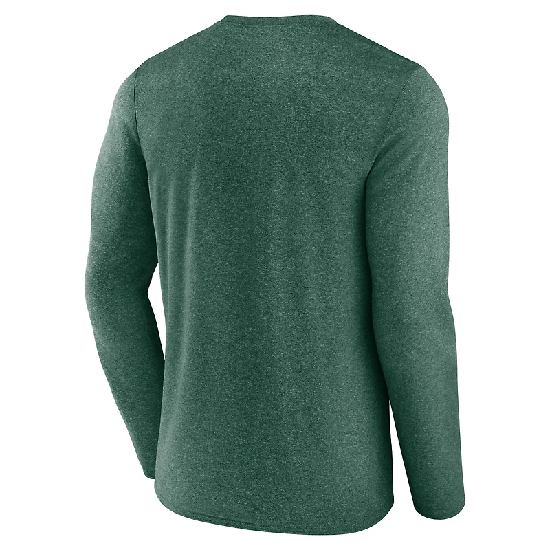 T-shirt Fanatics Hunter Green Milwaukee Bucks Three-Point Play pour hommes