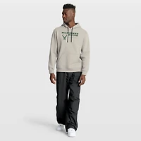 Men's Fanatics Off White Milwaukee Bucks Crossover Collection Blocked Shot Premium Pullover Hoodie