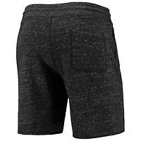 Men's Homage Charcoal Milwaukee Bucks Primary Logo Tri-Blend Sweat Shorts
