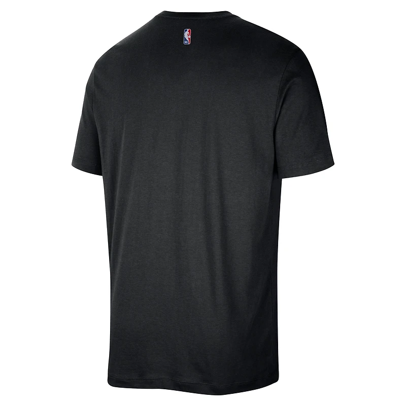 Men's Jordan Brand Black Milwaukee Bucks Statement Edition Essential T-Shirt