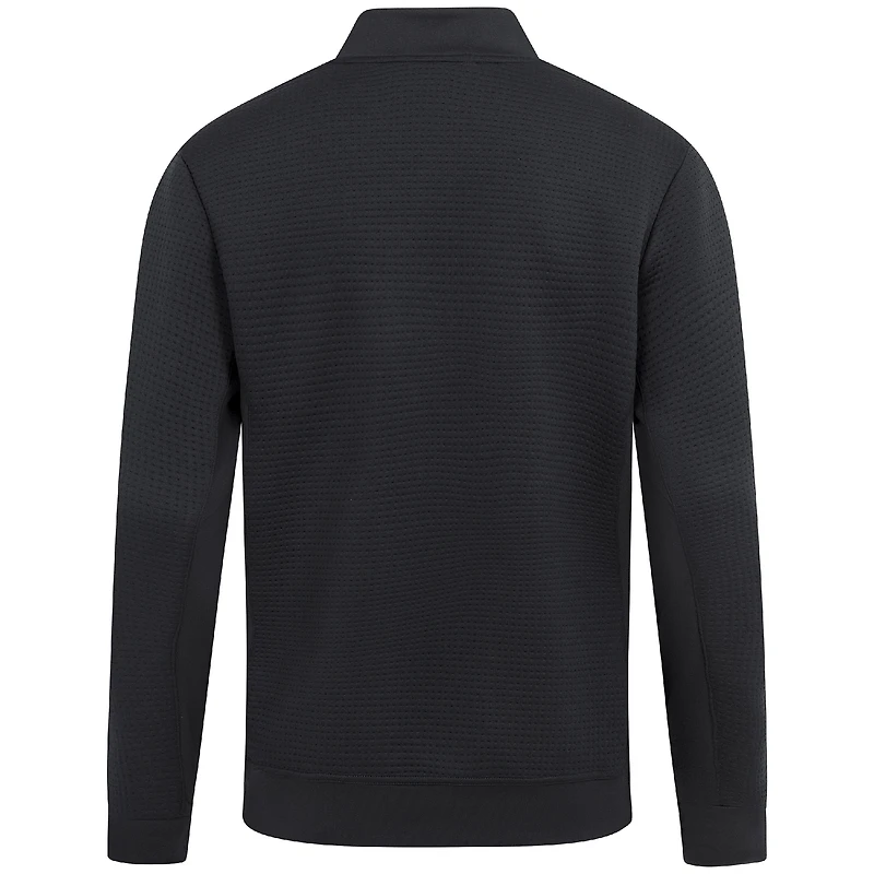 Men's Levelwear  Black Milwaukee Bucks Accolade Cushion Quarter-Zip Pullover