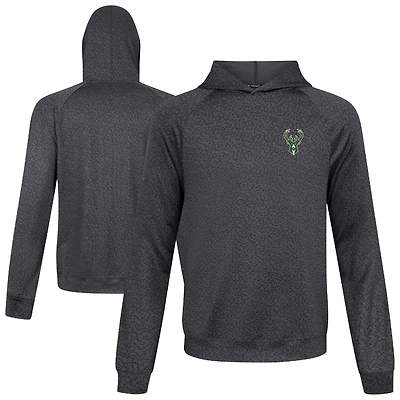 Men's Levelwear Black Milwaukee Bucks Challenger Pullover Hoodie