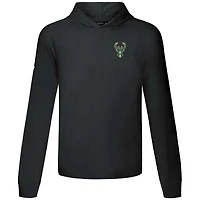 Men's Levelwear Black Milwaukee Bucks Dimension R Pullover Hoodie