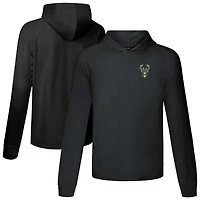 Men's Levelwear Black Milwaukee Bucks Dimension R Pullover Hoodie