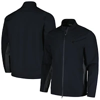 Men's Levelwear  Black Milwaukee Bucks Harrington Full-Zip Jacket