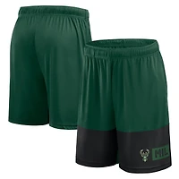 Men's Logo Athletic Hunter Green Milwaukee Bucks Best of the Shorts