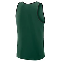 Men's Logo Athletic Hunter Green Milwaukee Bucks Unmatched Success Tank Top
