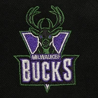 Casquette snapback Mitchell & Ness Class Act Pro noire pour homme, Milwaukee Bucks