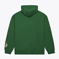 Men's Mitchell & Ness  Hunter Green Milwaukee Bucks Basic Fleece Hoodie
