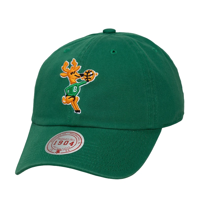 Casquette ajustable Mitchell & Ness Hunter Green Milwaukee Bucks Hardwood Classics 1904 pour homme