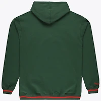 Men's Mitchell & Ness Hunter Green Milwaukee Bucks Hardwood Classics Big Tall Hoodie