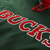 Sweat à capuche Mitchell & Ness Hunter Green Milwaukee Bucks Hardwood Classics pour homme, grandes tailles