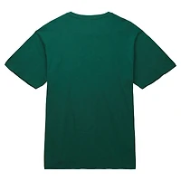 Men's Mitchell & Ness Hunter Green Milwaukee Bucks Hardwood Classics Legendary Slub T-Shirt