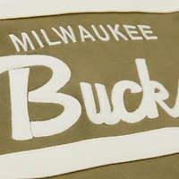 Sweat à capuche Mitchell & Ness Olive Milwaukee Bucks Double Clutch pour homme