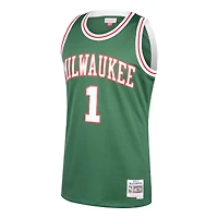 Men's Mitchell & Ness Oscar Robertson Green Milwaukee Bucks 1970/71 Hardwood Classics Swingman Jersey