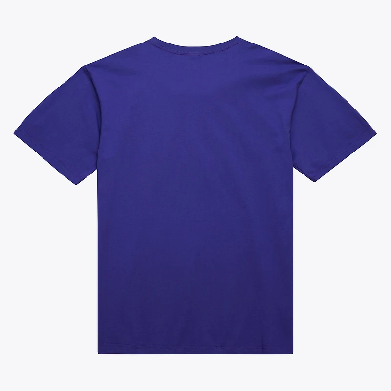 T-shirt violet Mitchell & Ness pour hommes des Milwaukee Bucks Hardwood Classics Neon Nights Premium
