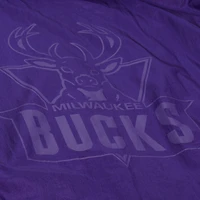 Men's Mitchell & Ness Purple Milwaukee Bucks Playmaker Full-Zip Windbreaker Jacket