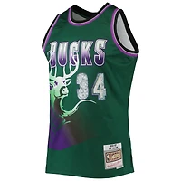 Maillot Swingman Milwaukee Bucks Mitchell & Ness Ray Allen vert 1996/97 Hardwood Classics NBA 75e anniversaire Diamond pour hommes