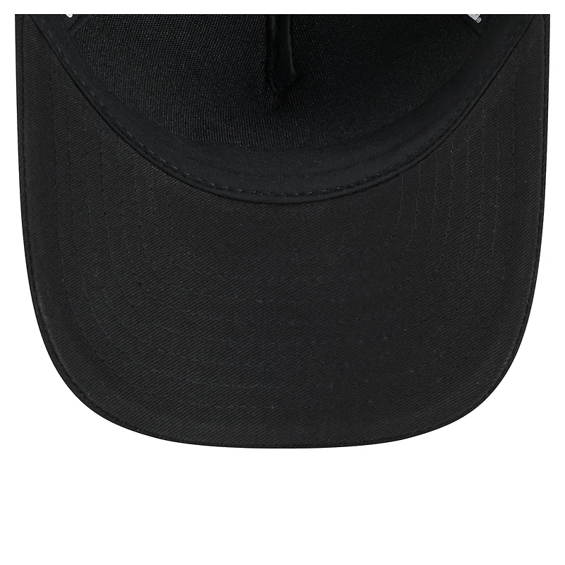 Men's New Era  Black Milwaukee Bucks Game Day Flag A-Frame 9FORTY Adjustable Hat