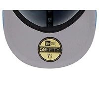 Casquette ajustée 59FIFTY Milwaukee Bucks 2024/25 City Edition New Era bleue pour homme