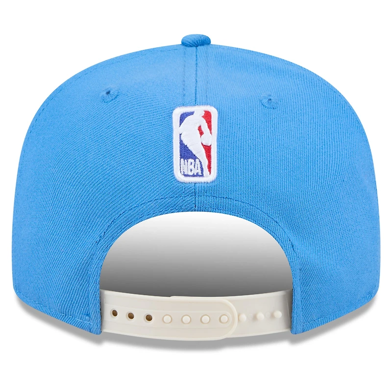Casquette snapback 9FIFTY City Edition 2024/25 Milwaukee Bucks New Era bleue pour homme