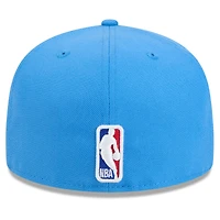 Casquette ajustée New Era Milwaukee Bucks 2024/25 City Edition Alternate 59FIFTY bleue pour homme